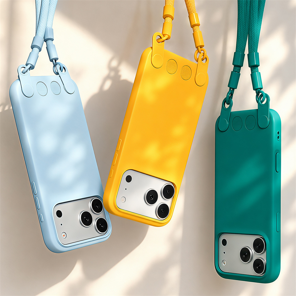 Phone Bag Crossbody - غطاء هاتف من السيليكون السائل غير