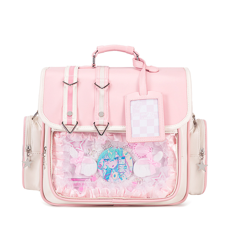 Women Bags Medium Size - حقيبة مدرسية يابانية للبنات، حقيبة كتب