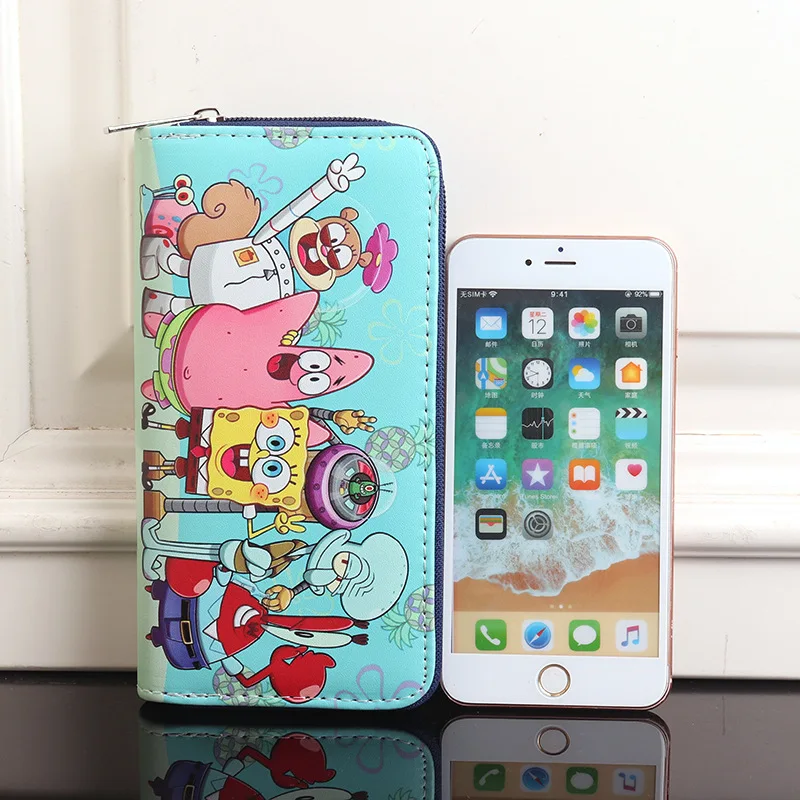 Women Bags Medium Size - محفظة طويلة جديدة بتصميم سبونج بوب