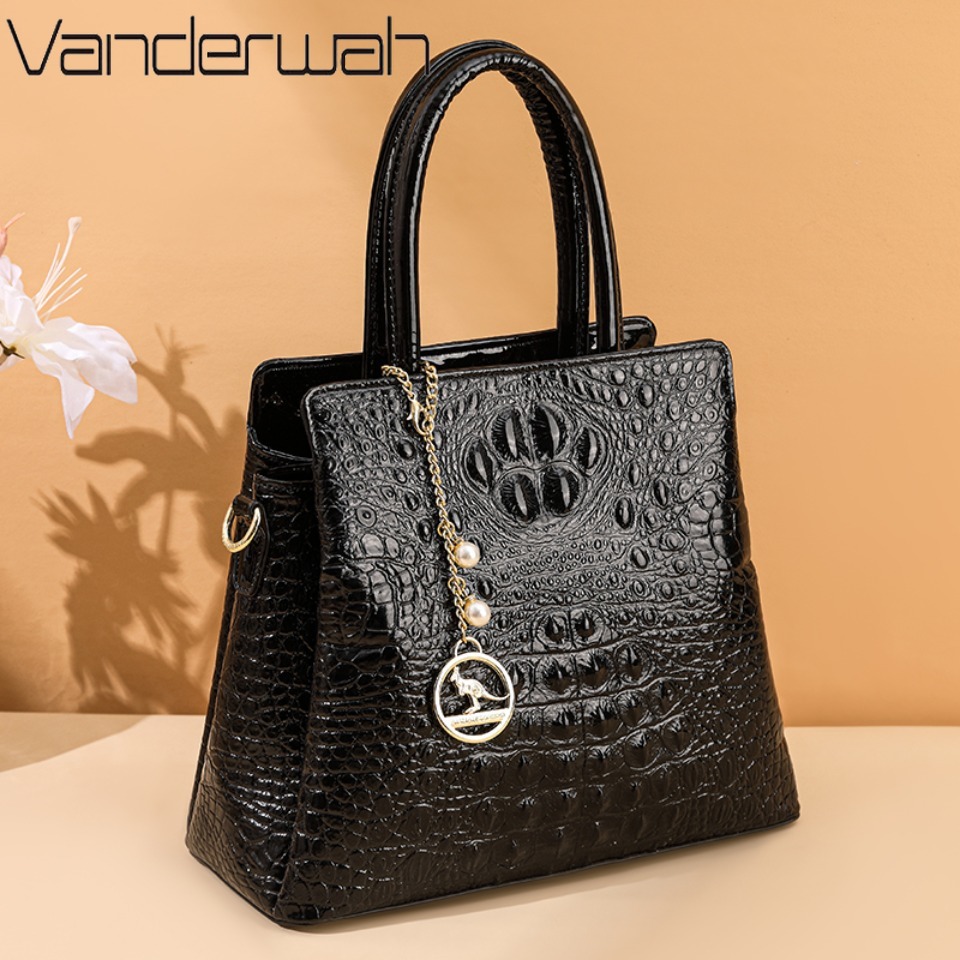 Women'S Tote Bags Designer - حقيقية العلامة التجارية عالية الجودة التمساح
