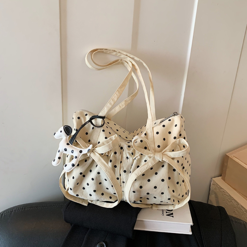 Women'S Tote Bags Designer - حقيبة يد نسائية جديدة بتصميم منقط