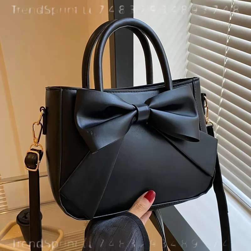 حقيبة يد أنيقة سوداء بفيونكة ل - مراجعة Women'S Bags For Work وسعره