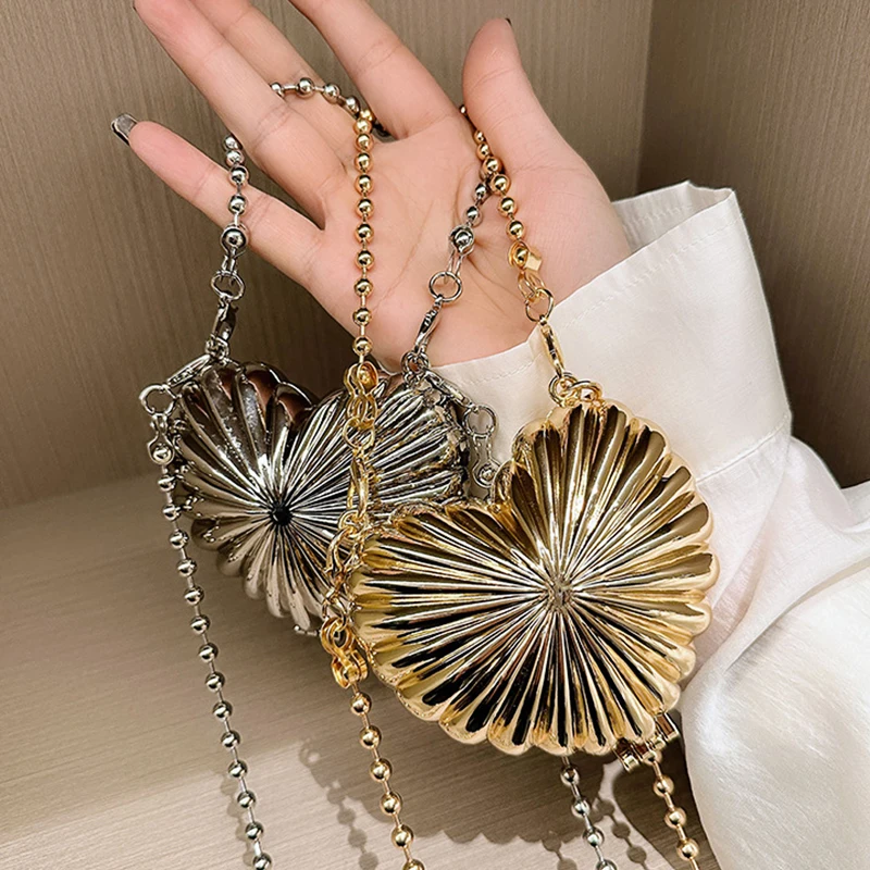 حقيبة سهرة فاخرة بتصميم أنيق ب - مراجعة Women Bags Golden وسعره