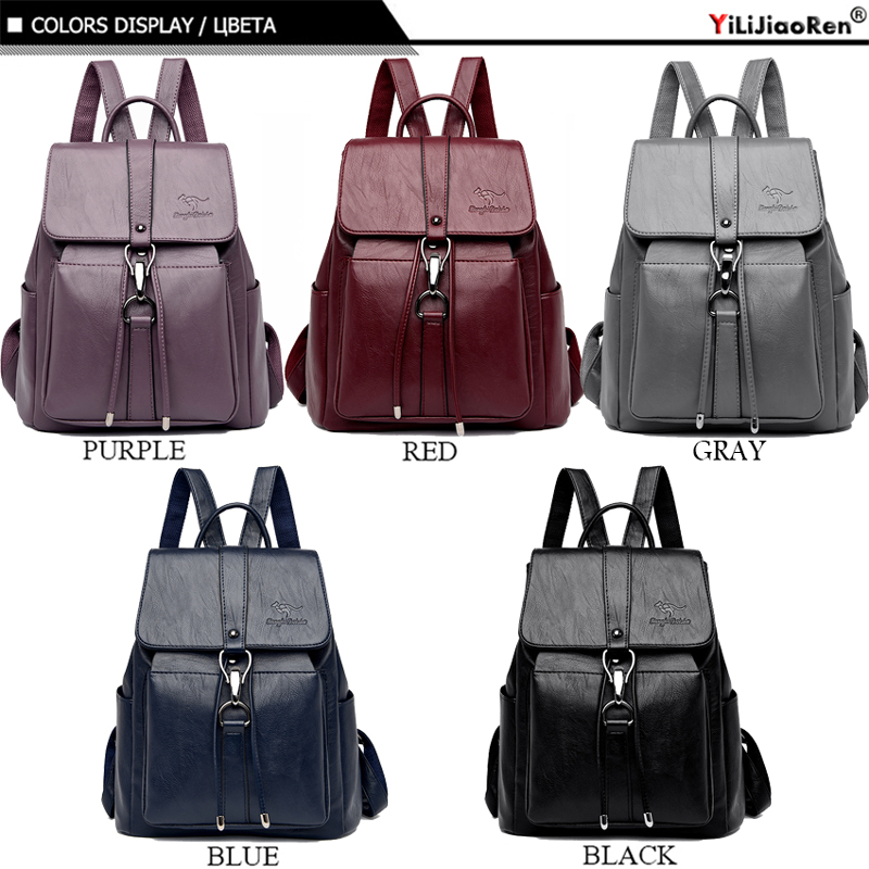 حقيبة ظهر مضادة للسرقة للنساء  - مراجعة Women Bags Medium Size وسعره