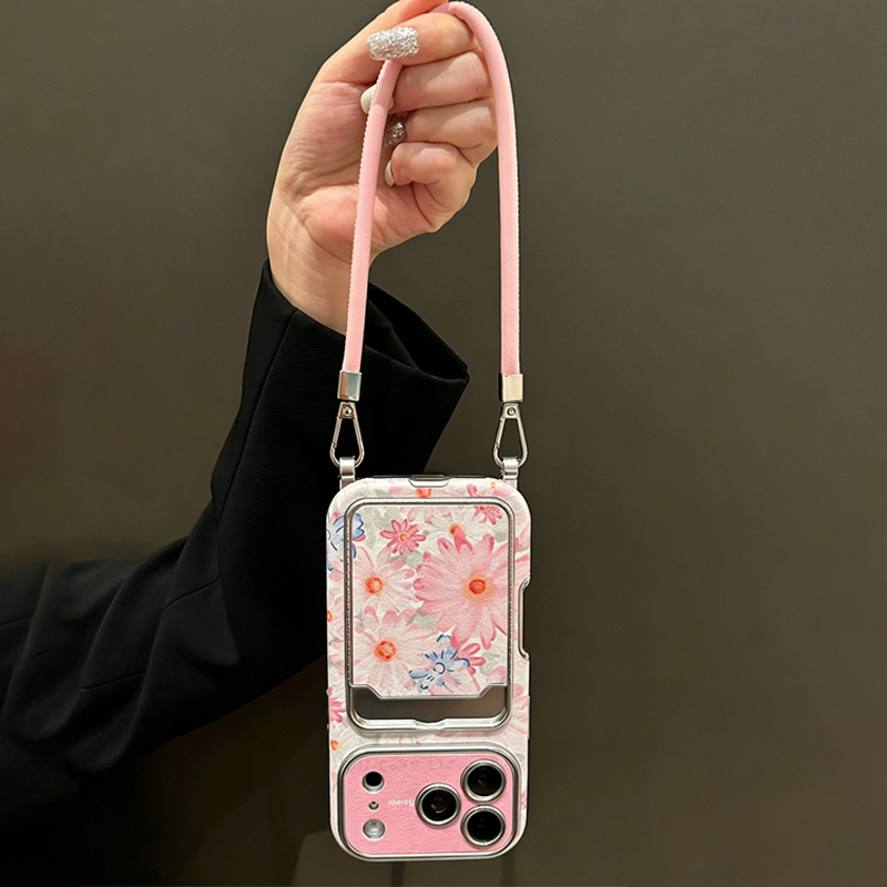 حافظة هاتف وردية بنقشة زهور وم - مراجعة Phone Bag Crossbody وسعره