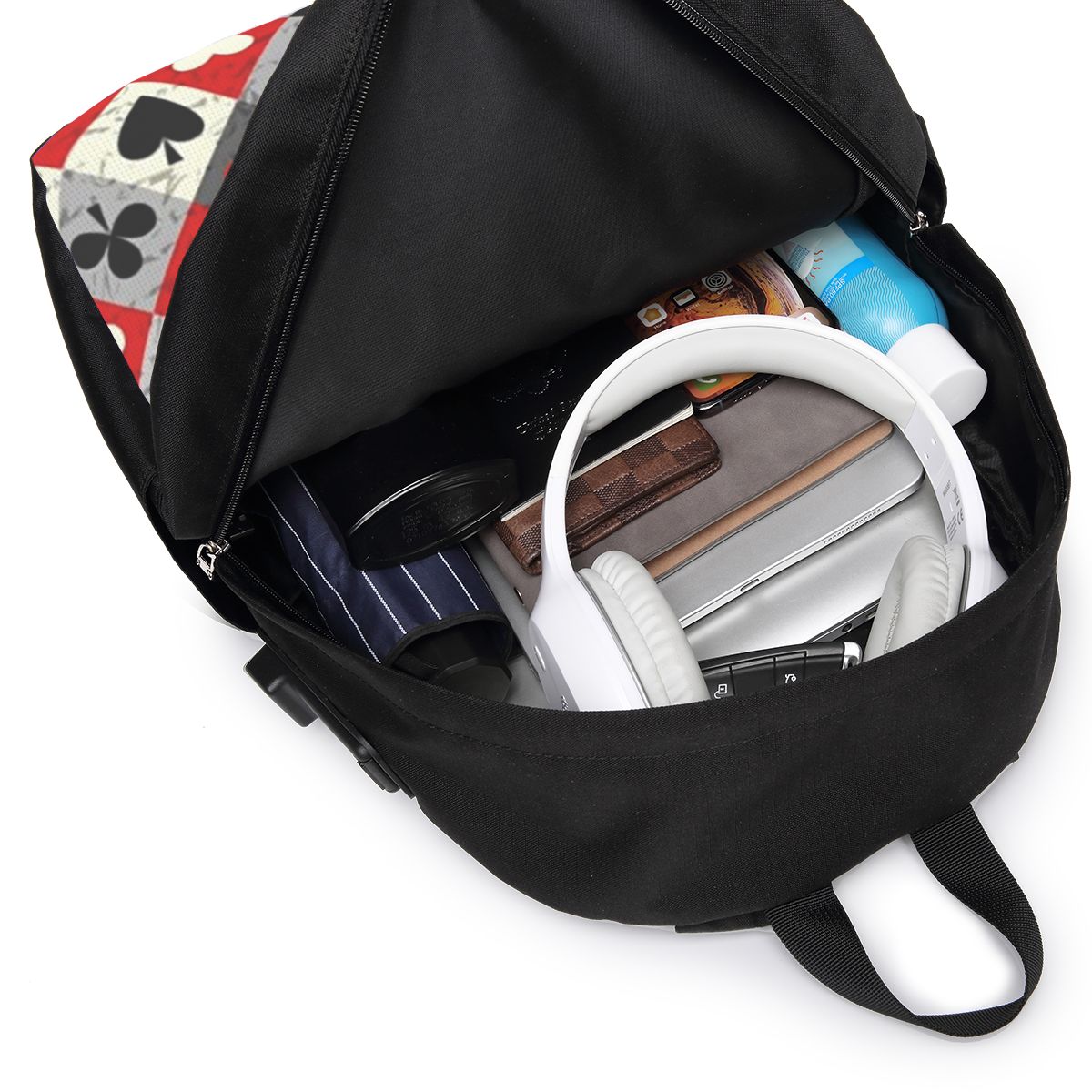 حقيبة ظهر مطبوعة بتصميم أوراق  - مراجعة Women'S Bag وسعره