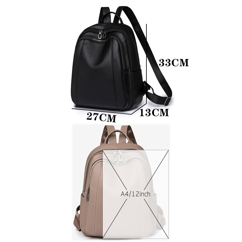 حقيبة ظهر جلدية عالية الجودة ل - مراجعة Women Bags Medium Size وسعره