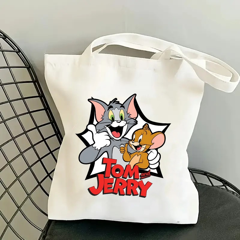 حقيبة قماشية لطيفة بتصميم توم  - مراجعة Women Bags Medium Size وسعره