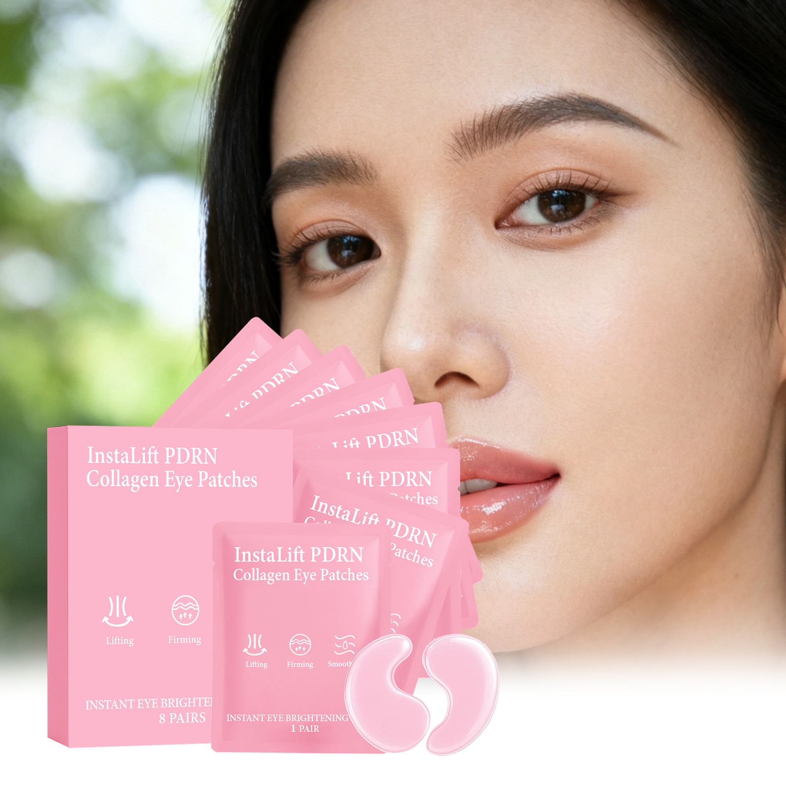 Instalift PDRN الكولاجين لصقات - مراجعة Women Bags Under Eyes وسعره